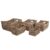 happimess Aria 5-Piece Nesting Storage Baskets Water Hyacinth 21″, Brown