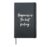 Happiness is the best feeling Hardcover Journal, Black