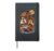 Happy Dam Halloween Funny Beaver Family Bash Hardcover Journal, Black