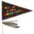 Happy First Day of Preschool Banner, 1st Day Kindergarten Flag with Ribbons Pennant Banner Flags Back to School Decorative Creative Kindergarten Flag for School Decorations First Day Supplies