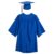 Happy Graduates Royal Blue EZ Matte Preschool Graduation Set Small Size, Gown, Cap, Tassel, and 2026 Gold Charm, Kindergarten Cap and Gown Outfit for Kids