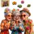 Happy Grandmas Wooden Puzzles for Adults, Cute Granny Jigsaw Puzzles for Adults 150 Large Pieces, Unique Shape Wood Puzzles, Christmas Thanksgiving Birthday Gift for Friend Senior Family Game 11×8.6in