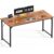 HAPPYMONT 63 Inch Small Computer Desk, Gaming Desks for Home Office Bedroom