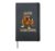Happy Thanksgiving 2025 Funny Turkey Day Family Dinner Hardcover Journal, Black