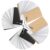Happyyami 4pcs Portable Blank Flash Cards with Binder Rings Paper Notepads for Creative Writing and Travel Diaries, Simple Design Vocabulary Flashcards for Students