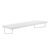 Happyyami Heavy Duty Tool-Free Hanging Wall Mount Organizer Plastic Pegboard Shelf White with No Drill Installation for Garage and Garden Storage of Tools and Keys
