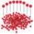 Happyyami Map Pins Round Ball Head Thumb Tacks 1000pcs 1000pcs Crimson with Stainless Steel and Plastic Material for Cork Board and Bulletin Board, for Travel Maps and Arts and Crafts
