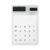 Happyyami Solar Powered Touch Panel Calculator with 8-Digit LCD Display, Plastic and Electronic Components, Suitable for Home and School Use, Compact and Handheld Desktop Design