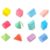 harayaa 12 Pieces Geometric Shapes Ages 7+ Back to School Supplies Geometric Solids