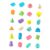 harayaa 24Pcs Geometric Shapes 3D Shapes 24 Shapes Teaching Geometric Solids for Group