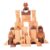 harayaa 50 Pieces Building Blocks Blocks Preschool Shape Learning Wood Stacking Blocks Geometric Stacking Educational Building Blocks Shape Sort