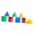 harayaa 8Pcs 3D Geometric Solids Geometric Shapes Blocks Surface Area Volume