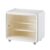 harayaa Action Figure Showcase Display Cabinet Stand Desktop Organizer Box with Transparent Dustproof Panels and Detachable Shelving Suitable for Household Ta, White