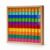 harayaa Children Educational Bloc Wooden Building Blocks Set with Acrylic Jewel Inserts Stacking Construction Pattern Matching, 100-Piece Acrylic Building Blocks