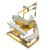 harayaa Conveyor Belt Model DIY Mechanical Factory Automation Learning Toy Material Transport Simulation PP Educational Kit Suitable for Parent Child