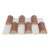 harayaa Miniature Vehicle Track RC Crawler Terrain Obstacle Module Climbing Ramp Course Accessory with PETG Build Realistic Textures and Mounting Holes, Log Cross Axle