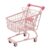 harayaa Mini Shopping Cart Small Supermarket Iron Trolley Organizer Utility Toy with Handle Suitable for Vanity Storage Kids Preschool Learning Deskto, Pink