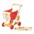 harayaa Shopping Cart Toys Kitchen Accessory Pretend Realistic Supermarket Trolley Stable Structure Thickened Material Suitable Girls Prete, red