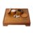 harayaa Tabletop Chess Board Classic Game Board Wooden Go Strategy Board Complete Stone Storage Easy to Use Suitable to-Face Interaction Family