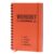 Hardcover Fitness Journal Workout Planner for Men & Women – A5 Sturdy Workout Log Book to Track Gym & Home Workouts – Vivid Orange