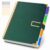 Hardcover Spiral Notebooks 8.5″ X 11″, 5 Subject Notebook College Ruled with Magnetic Closure, 360 Pages Note Taking Leather Journal with Dividers Tabs for Work School Cute Women Writing, Green