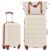 Hardshell Luggage Sets 2Pcs Bag Spinner Suitcase with Lightweight 20″ 28″