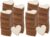HARFINGTON 50pcs Unfinished Wooden Heart 1″ x 1″ x 0.1″ Blank Wood Slices Cutouts Tiles for DIY Crafts Painting Coasters Home Decoration (Pack of 2)