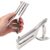 HARFINGTON Single Hole Punch 2″ Reach | 1/4″(6mm) Metal Handheld Hole Puncher Craft Tool Paper Puncher for Paper Tag Card DIY Crafts Plastic Cardboard