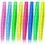 Harloon 288 Pack Clear Color Plastic Rulers 6 Inch Transparent Colorful Ruler with Inches and Centimeters 8 Colors Metric Bulk for Kids School Home Office