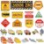 Harloon 71 Pcs Construction Bulletin Board Set Construction Learning Zone Cutouts Inspirational Bulletin Board Decor Positive Saying Accent for Back to School Classroom Office Wall Decor