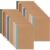 Harloon A5 Composition Notebook Journals 8 x 5.75 in College Ruled Kraft Notebooks with Rainbow Spines Small Lined Composition Book for Office Home (Stylish Color,24 Pcs)