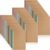 Harloon A5 Composition Notebook Journals 8 x 5.75 in College Ruled Kraft Notebooks with Rainbow Spines Small Lined Composition Book for Office Home (Vivid Color,36 Pcs)