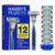 Harry’s Plus Razor and Blade Value Pack, 1 Razor Handle (Tide), 9 Razor Blade Refill Cartridges- German Engineered- Up to 12 Months of Smooth Shaving (Pack of 10)