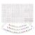 Harsoml 1400 PCS 4x7mm Round Alphabet Letter Beads for DIY Jewelry Making