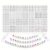 Harsoml 1400 PCS 4x7mm Round Alphabet Letter Beads for DIY Jewelry Making