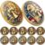 HASRLWINS 20Pack 250th Anniversary Coins USA American Patriotic Collectible 250 Year of Freedom Merchandise for Celebration Coin Gift Style1