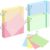 HAUTOCO Index Cards 3×5, 400 PCS Flash Cards with Ring, 4 Colors Note Cards
