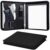 HAUTOCO PU Leather Padfolio 3 Ring Zipper Portfolio Binder, A4 Organizer