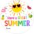 Have A Great Summer Stickers, Happy Summer Gift Stickers Custom Name – 80Pcs 2Inch, Hello Summers Seal Sticker End of School Year Sticker for Envelope Card Gift Summers Party Favor Last Day of School