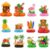 Hawaiian Luau Party Decorations 12-Piece Set – Tropical Beach Birthday Decor with Palm Trees, Birds & Guitar Pattern – Table Centerpiece for Women