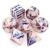 Haxtec Metal DND Dice Set, Christmas Polyhedral RPG Dice for Tabletop Games