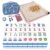 HAYI American Mahjong Set with Bag Dices and Mat (Blue)