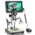 Hayve 7″ LCD Digital Microscope, 1200X Magnification for Coin PCB Circuit Repair Soldering, 16MP Camera Sensor Coin Microscope, Wired Remote, 10 LED Light, Compatible with Windows/Mac OS