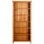HBBMGYD 6-Tier Oak Bookcase 31.5×8.9×70.9 Inches Solid Wood Bookshelf with 6 Shelves for Living Room Study