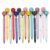 HBCDAAQ Ballpoint Pen Round Colored Metal Material Beautiful 0.7mm Student Stationery