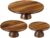 HBlife 3 PCS Acacia Wood Cake Stand Set (8″/10″/12″ Plate), 2-in-1 Cake Holder and Charcuterie Board with Built-in Dip Bowl, Dessert Table Display Set, Decorative Tray for Home Decor