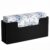 HBlife Acrylic Guest Towel, Paper Napkin Holder for Bathroom – Black Waterproof Vertical Stand, Disposable Paper Hand Towel Dispenser, Modern Table Tray for Kitchen, Home, Hotel, Office