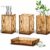 HBlife Bathroom Accessories Set, Acrylic Bathroom Counter Set of 4