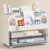 HBlife Desk Organizer with Pencil Pen Organizer for Desk, Pen Holder with 2 Drawers, Desk Organizers and Accessories with Compartments, Desktop Storage for Office Home School Art Supplies, White