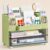 HBlife Desk Organizer with Pencil Pen Organizer for Desk, Pen Holder with 2 Drawers, Desk Organizers and Accessories with Compartments, Desktop Storage for Office Home School Art Supplies, Green